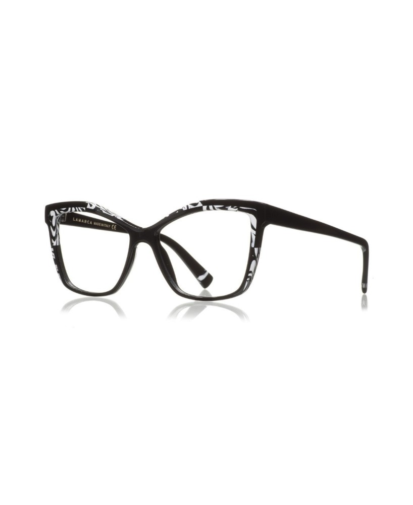 LAMARCA FUSIONI 103-02 Occhiale da vista Donna Nero Bianco