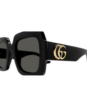 Gucci GG1547S-001 Occhiali da sole Donna Nero Grigio