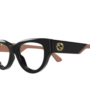 Gucci GG1665O-008 Occhiale da vista Donna Nero Rosa