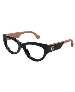 Gucci GG1665O-008 Occhiale da vista Donna Nero Rosa