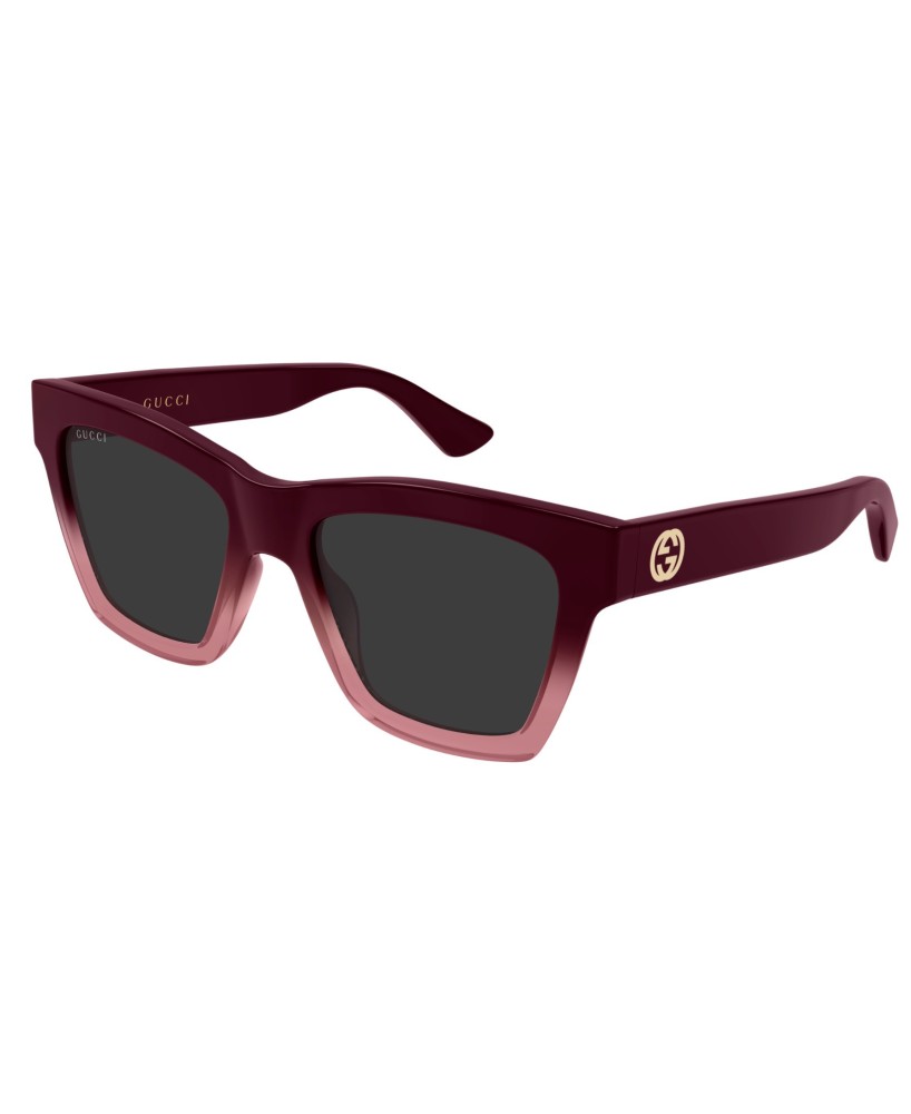 Gucci GG1714S-008 Occhiale da sole Donna Borgogna Grigio