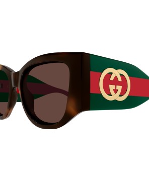 Gucci GG2115S-002 Occhiale da sole Donna Avana Marrone